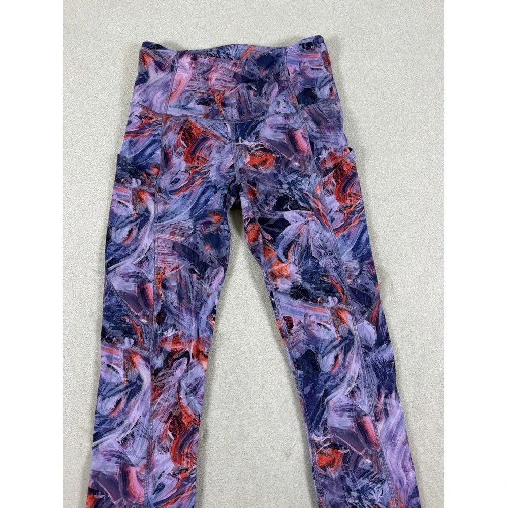 Lululemon Fast And Free High-Rise Tight 28' In Abstract Brushstroke Size 4